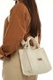 Zoozie Bags Bolso Tote de Lona Crema